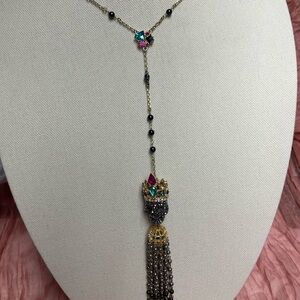 Betsey Johnson Halloween Skull Necklace